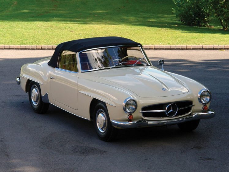 1959, Mercedes, Benz, 190 sl, Classic, Cars, Convertible HD Wallpaper Desktop Background
