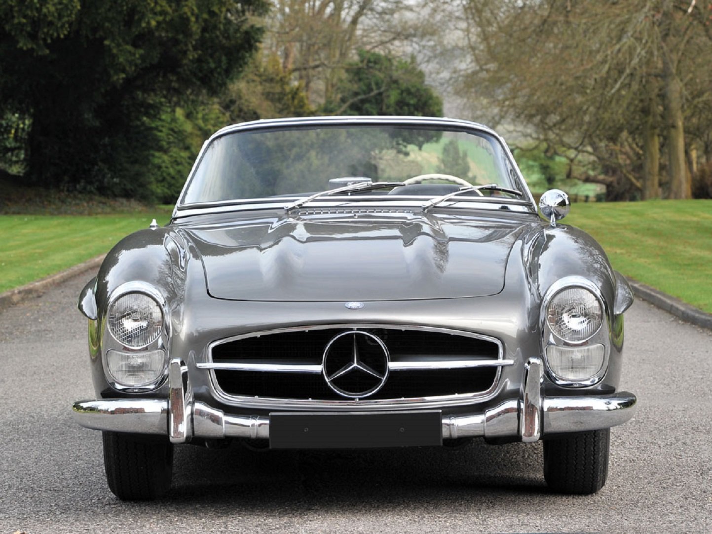 1958, Mercedes, Benz, 300 sl, Roadster, Classic, Cars Wallpapers HD
