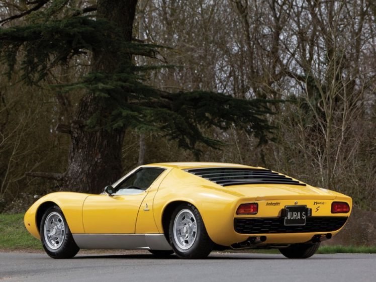 1971, Lamborghini, Miura, P400 s, Suparcars, Cars, Classic HD Wallpaper Desktop Background