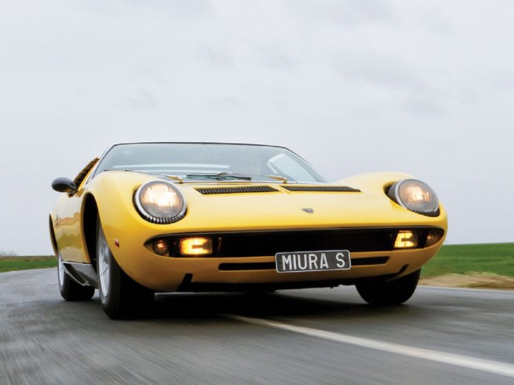 1971, Lamborghini, Miura, P400 s, Suparcars, Cars, Classic HD Wallpaper Desktop Background