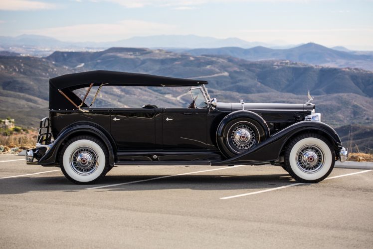 1934, Packard, Twelve7, Passenger, Touring, Classic, Old, Vintage, Original, Usa, 3600×2400 04 HD Wallpaper Desktop Background