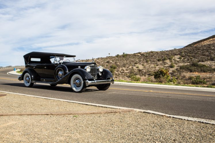 1934, Packard, Twelve7, Passenger, Touring, Classic, Old, Vintage, Original, Usa, 3600×2400 03 HD Wallpaper Desktop Background