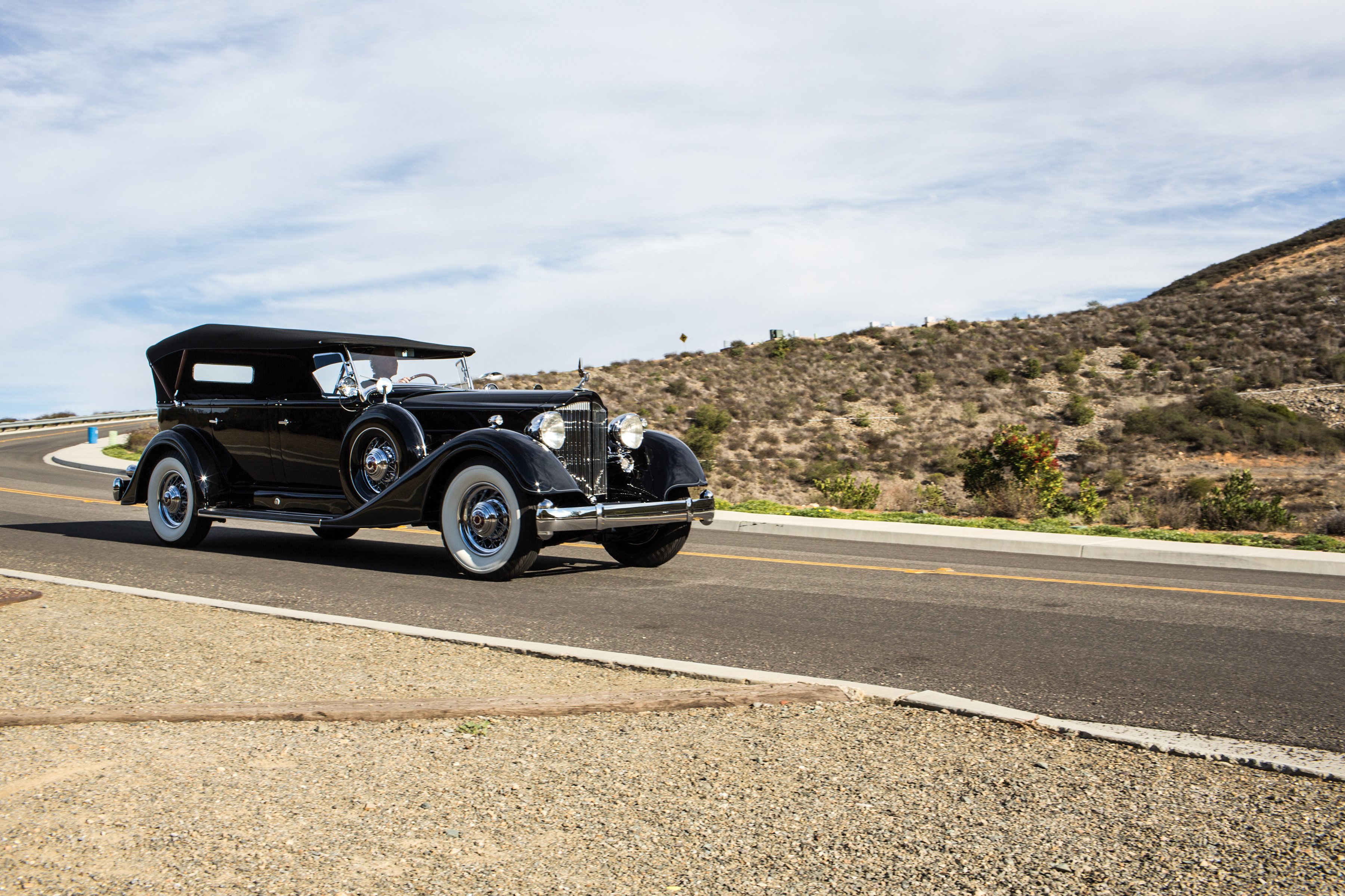1934, Packard, Twelve7, Passenger, Touring, Classic, Old, Vintage, Original, Usa, 3600x2400 03 Wallpaper