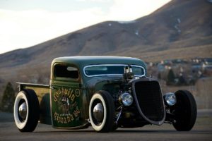 1935, Ford, Pickup, Ratrod, Rat, Hotrod, Hot, Rod, Custom, Old, School, Black, Usa, 1600×1200 01