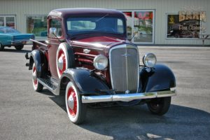 1936, Chevrolet, Pickup, Classic, Old, Retro, Vintage, Red, Silver, Usa, 1500×1000 01