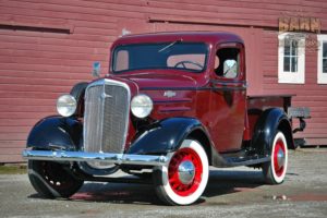 1936, Chevrolet, Pickup, Classic, Old, Retro, Vintage, Red, Silver, Usa, 1500×1000 09