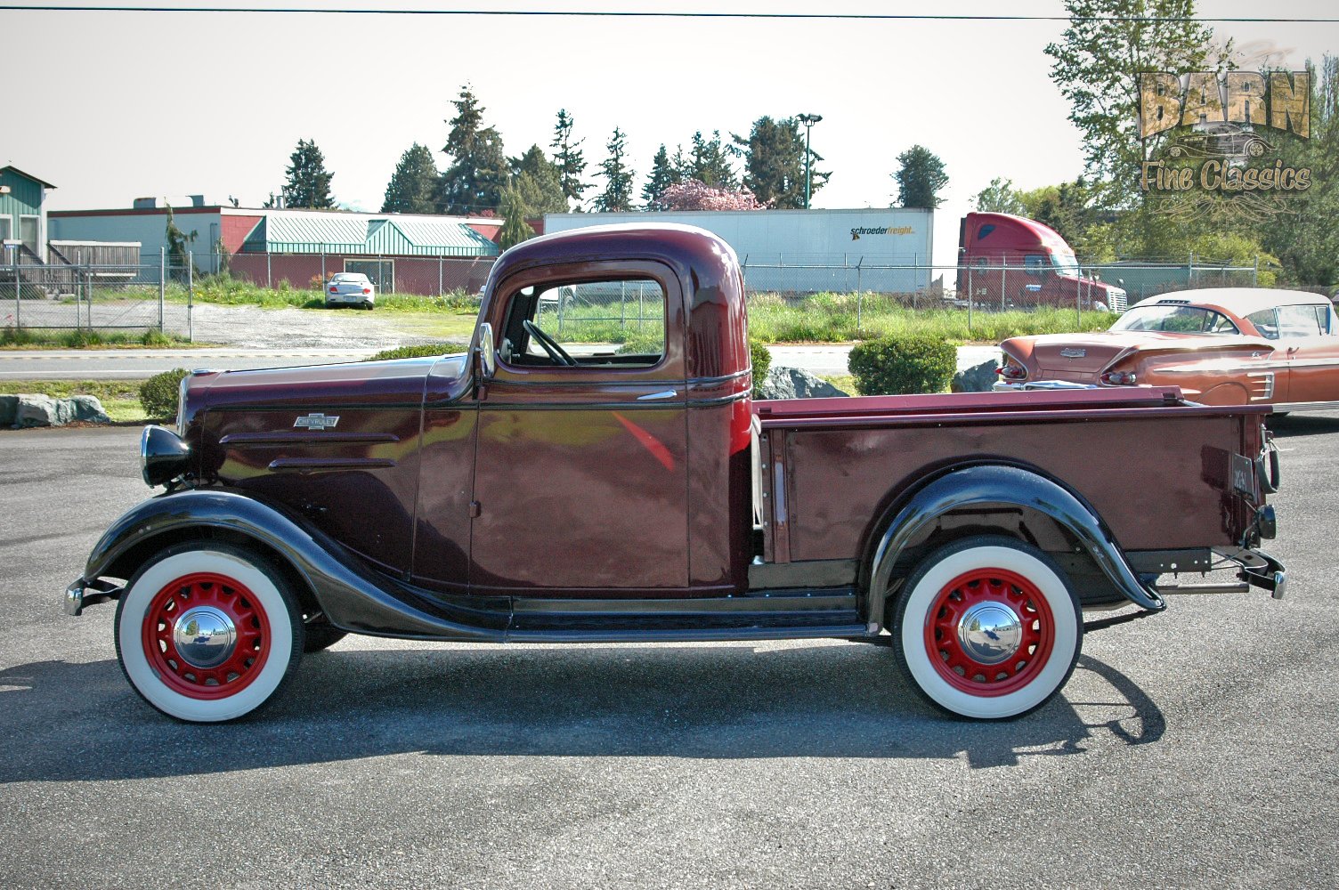 1936, Chevrolet, Pickup, Classic, Old, Retro, Vintage, Red, Silver, Usa, 1500x1000 08 Wallpaper