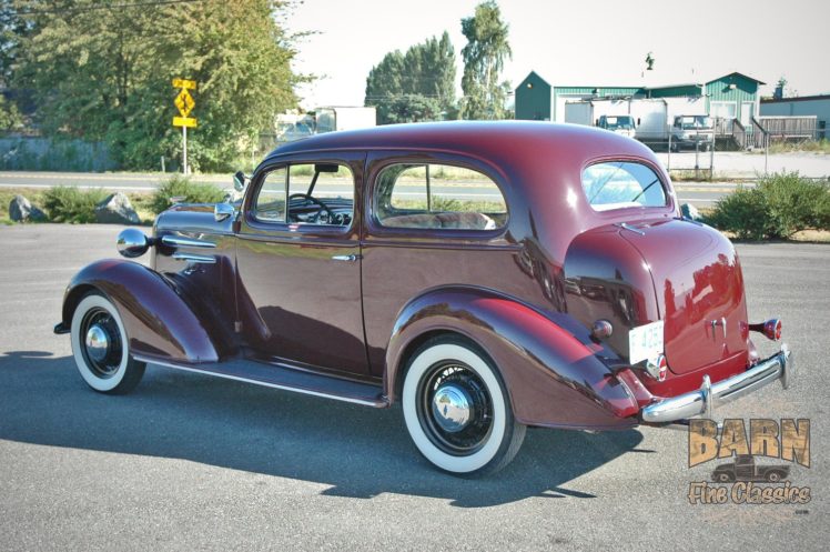 1936, Chevrolet, Sedan, 2, Door, Classic, Old, Retro, Vintage, Blue, Usa, 1500×1000 02 HD Wallpaper Desktop Background