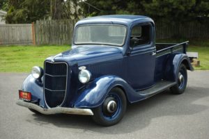 1936, Ford, Pickup, Classic, Old, Retro, Vintage, Blue, Usa, 1500×1000 01
