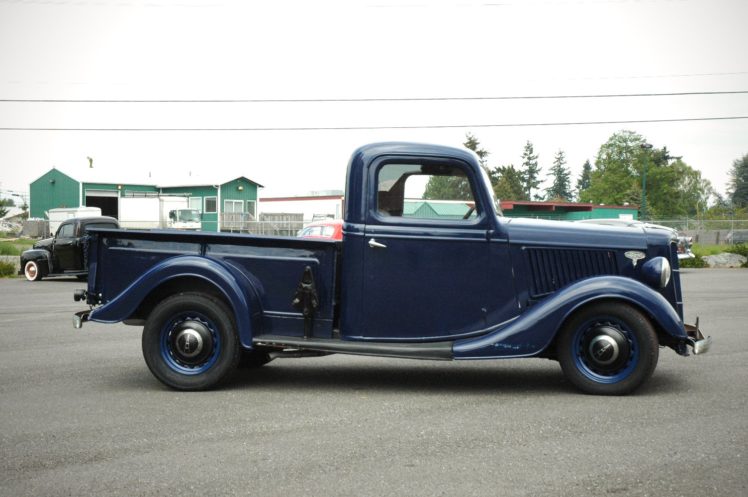 1936, Ford, Pickup, Classic, Old, Retro, Vintage, Blue, Usa, 1500×1000 07 HD Wallpaper Desktop Background