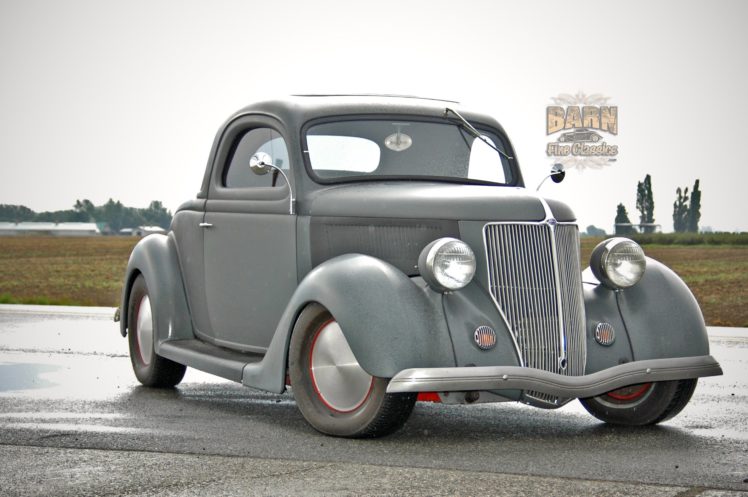 1936, Ford, Coupe, 3, Window, Hotrod, Hot, Rod, Custom, Old, School, Usa, 2240×1488 01 HD Wallpaper Desktop Background