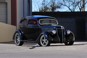 1936, Ford, Sedan, 2, Door, Streetrod, Hotrod, Hot, Rod, Street, Black, Usa, 4200×2790 01