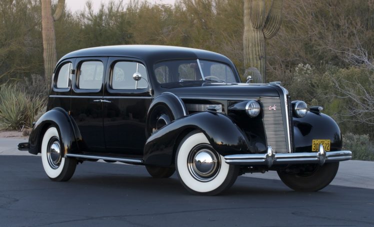 1937, Buick, Sedan 4, Door, Limited, Owned, Lee, Gurvey, Classic, Old, Retro, Vintage, Blackusa, 2500×1518 HD Wallpaper Desktop Background