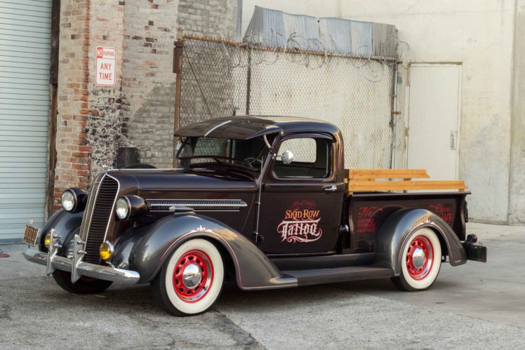 1937, Dodge, Brothers, Commercial, Express, Pickup, Hotrod, Hot, Rod, Custom, Old, School, Usa, 2500×1667 01 HD Wallpaper Desktop Background