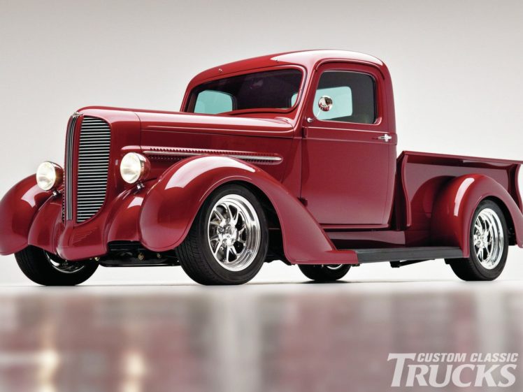 1937, Dodge, Pickup, Hotrod, Streetrod, Hot, Rod, Street, Usa, 1600×1200 02 HD Wallpaper Desktop Background