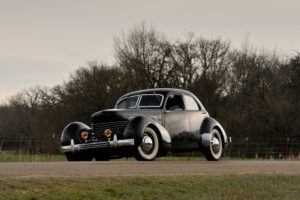 1937, Cord, 812, Sedan, 4, Door, Classic, Old, Retro, Vintage, Black, Usa, 4200×2790