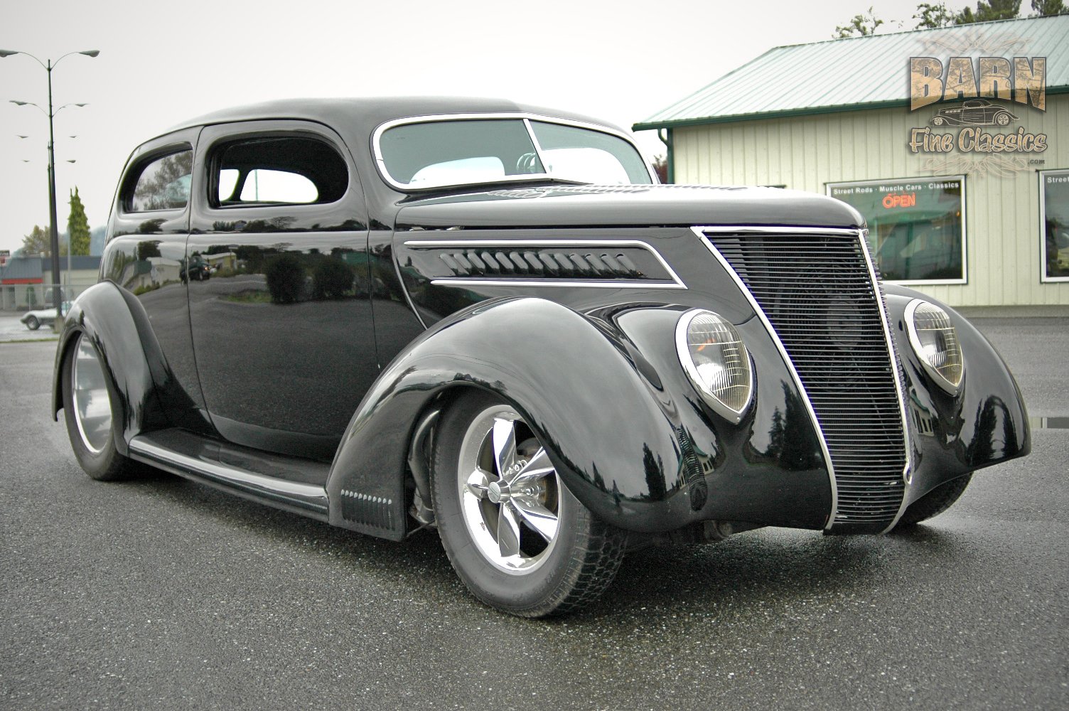 1937, Ford, Sedan, 2, Door, Slantback, Hotrod, Streetrod, Hot, Rod, Street, Black, Usa, 1500x1000 14 Wallpaper