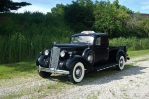 1937, Packard, 120, Pickup, Classic, Old, Retro, Vintage, Black, Usa, 2000×1500