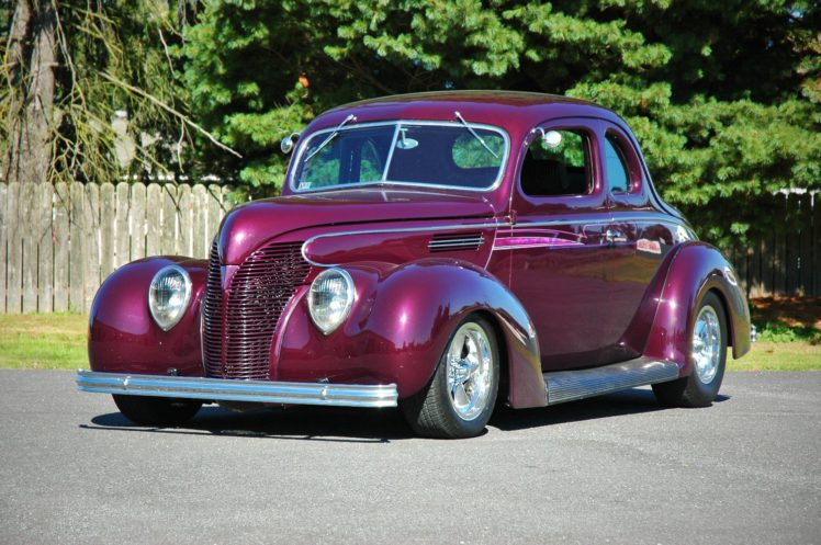 1938, Ford, Deluxe, Coupe, 5, Window, Hotrod, Streetrod, Hot, Rod ...