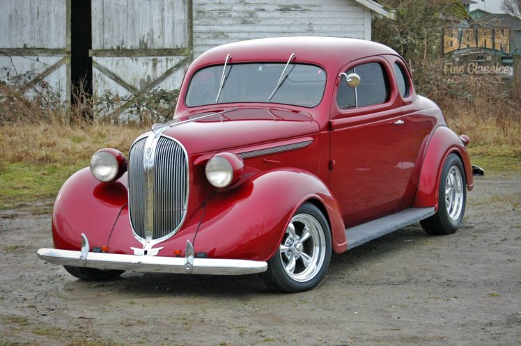 1938, Plymouth, Coupe, 2, Door, Hotrod, Streetrod, Hot, Rod, Street, Red, Usa, 1500×1000 15 HD Wallpaper Desktop Background