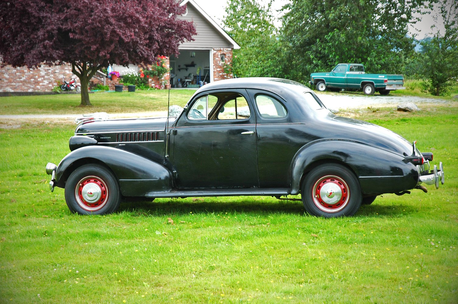 1938, Pontiac, Coupe, 2, Door, Classic, Old, Retro, Vintage, Usa, 1500x1000 02 Wallpaper