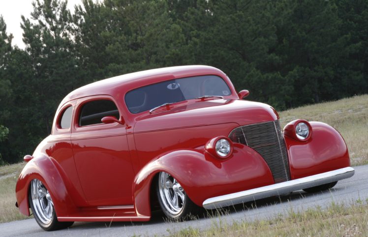 1939, Chevrolet, Chevy, Coupe, Hotrod, Streetrod, Red, Hot, Rod, Street, Usa, 3888×2507 01 HD Wallpaper Desktop Background