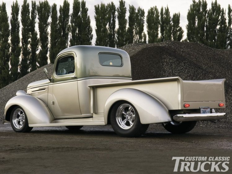 1940, Chevrolet, Pickup, Hotrod, Streetrod, Hot, Rod, Street, Usa, 1600×1200 02 HD Wallpaper Desktop Background