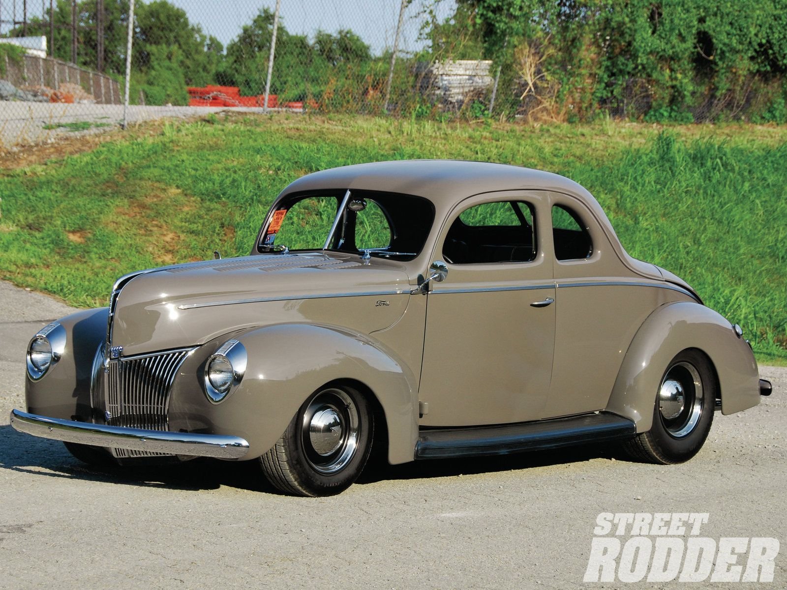 1940, Ford, Deluxe, Coupe, Hotrod, Hot, Rod, Custom, Old, School, Usa, 1600x1200 01 Wallpaper