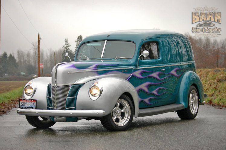 1940, Ford, Deluxe, Sedan, Delivery, Hotrod, Streetrod, Hot, Rod, Street, Usa, 1500×1000 18 HD Wallpaper Desktop Background