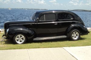 1940, Ford, Tudor, Deluxe, Sedan, Two, Door, Black, Hotrod, Streetrod, Hot, Rod, Street, Usa, 2592×1944 16