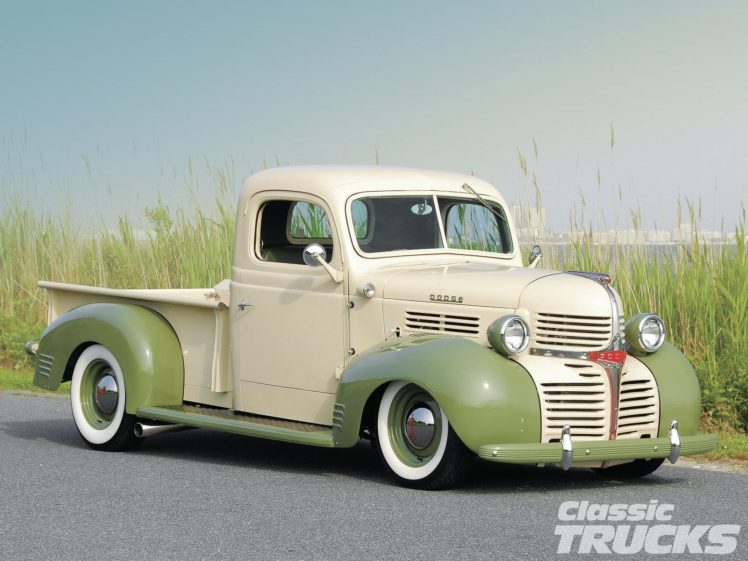 1941, Dodge, Pickup, Hotrod, Hot, Rod, Custom, Old, School, Usa, 1600×1200 01 HD Wallpaper Desktop Background