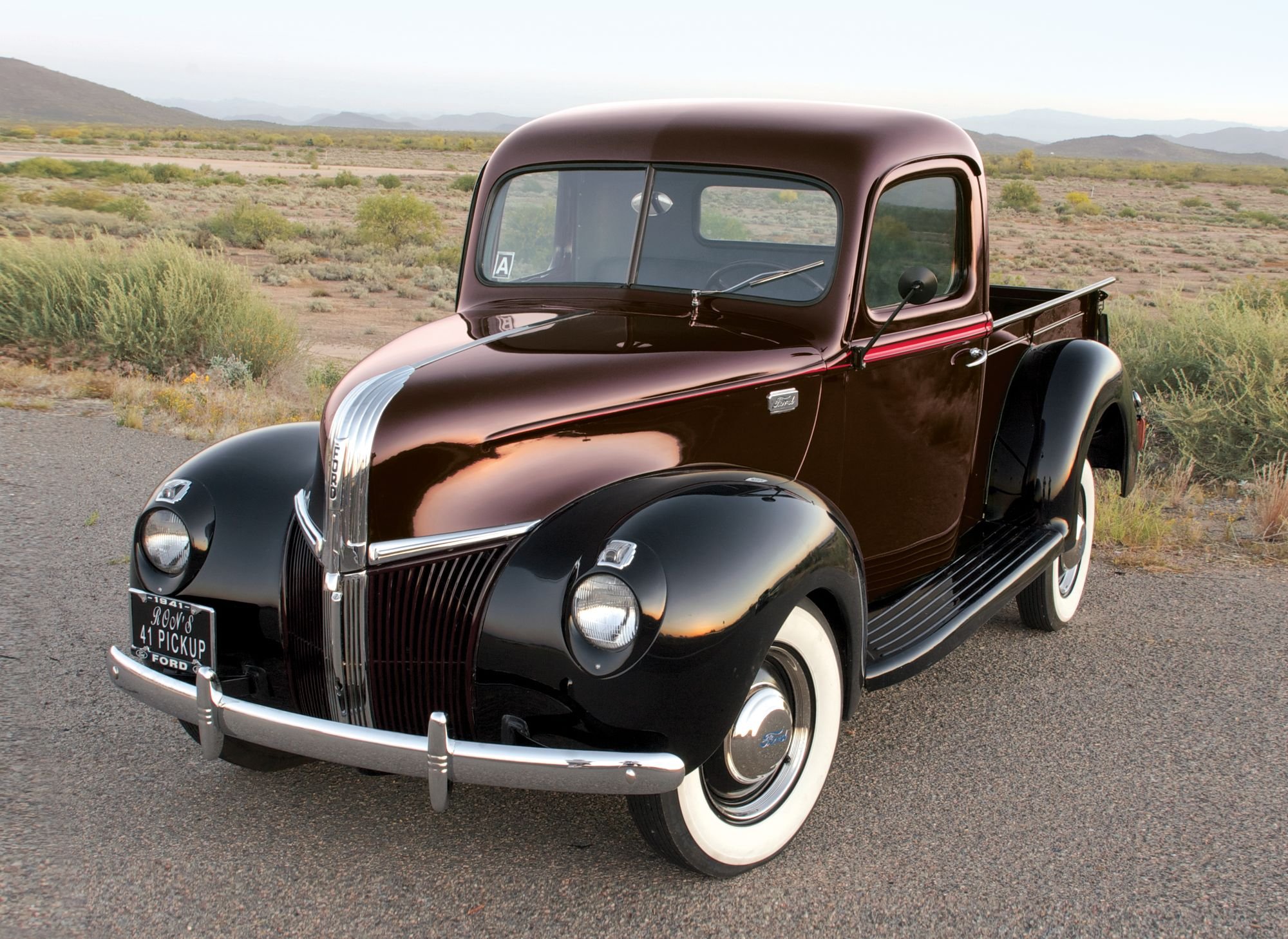 1941, Ford, Pickup, Classic, Old, Vintage, Black, Usa, 2000x1458 01 Wallpaper
