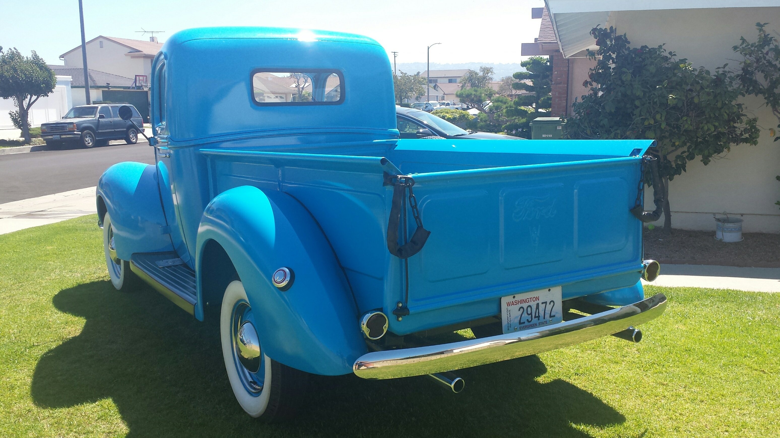 1941, Ford, Pickup, Blue, Classic, Old, Vintage, Usa, 2096x1741 04 Wallpaper