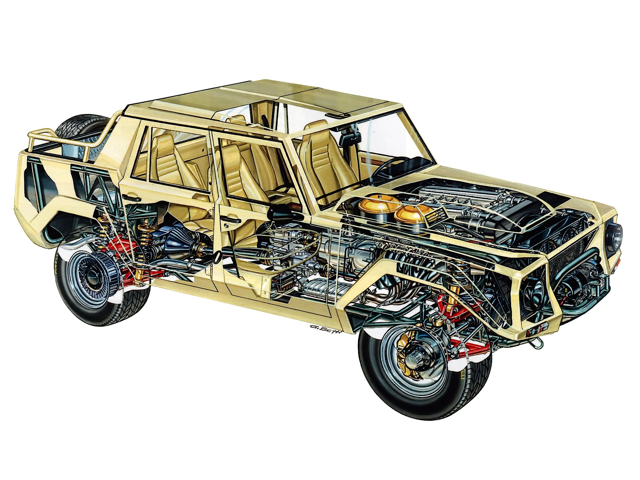 lamborghini, Lm0, 02technical, Cars Wallpaper