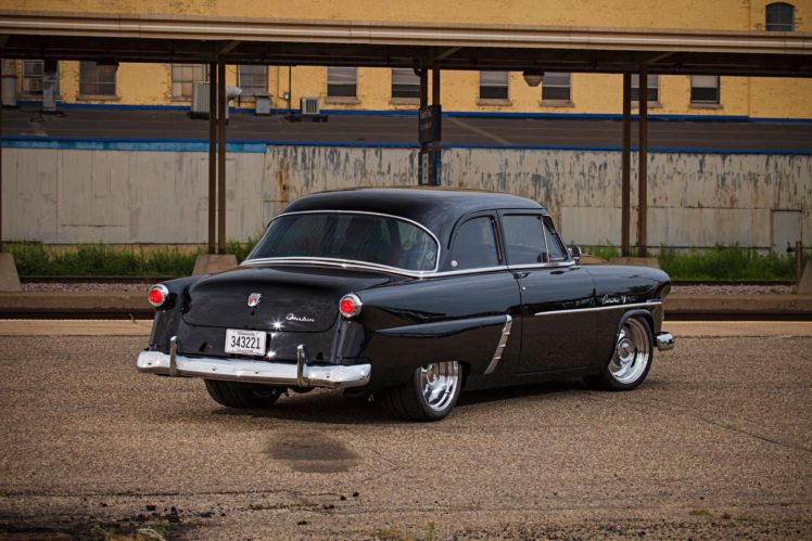 1952, Ford, Customline, Sedan, Two, Door, Streetrod, Street, Rod, Rodder, Black, Usa, 2040×1360 03 HD Wallpaper Desktop Background