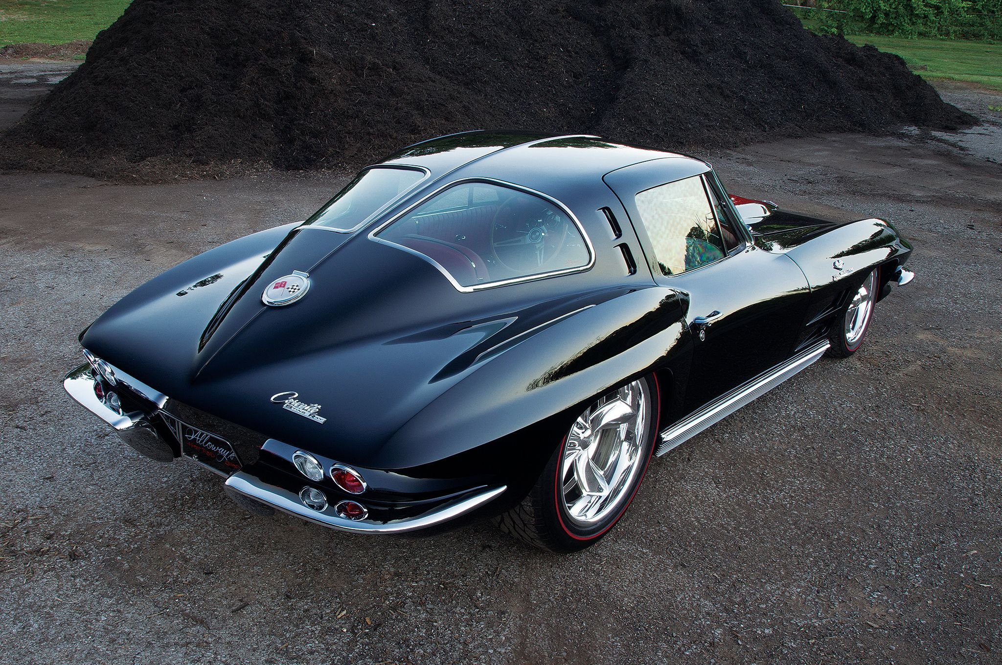 1963, Chevrolet, Chevy, Corvette, Stingray, Streetrod, Street, Rod, Rodder, Muscle, Low, Black, Usa 2048x1360 04 Wallpaper