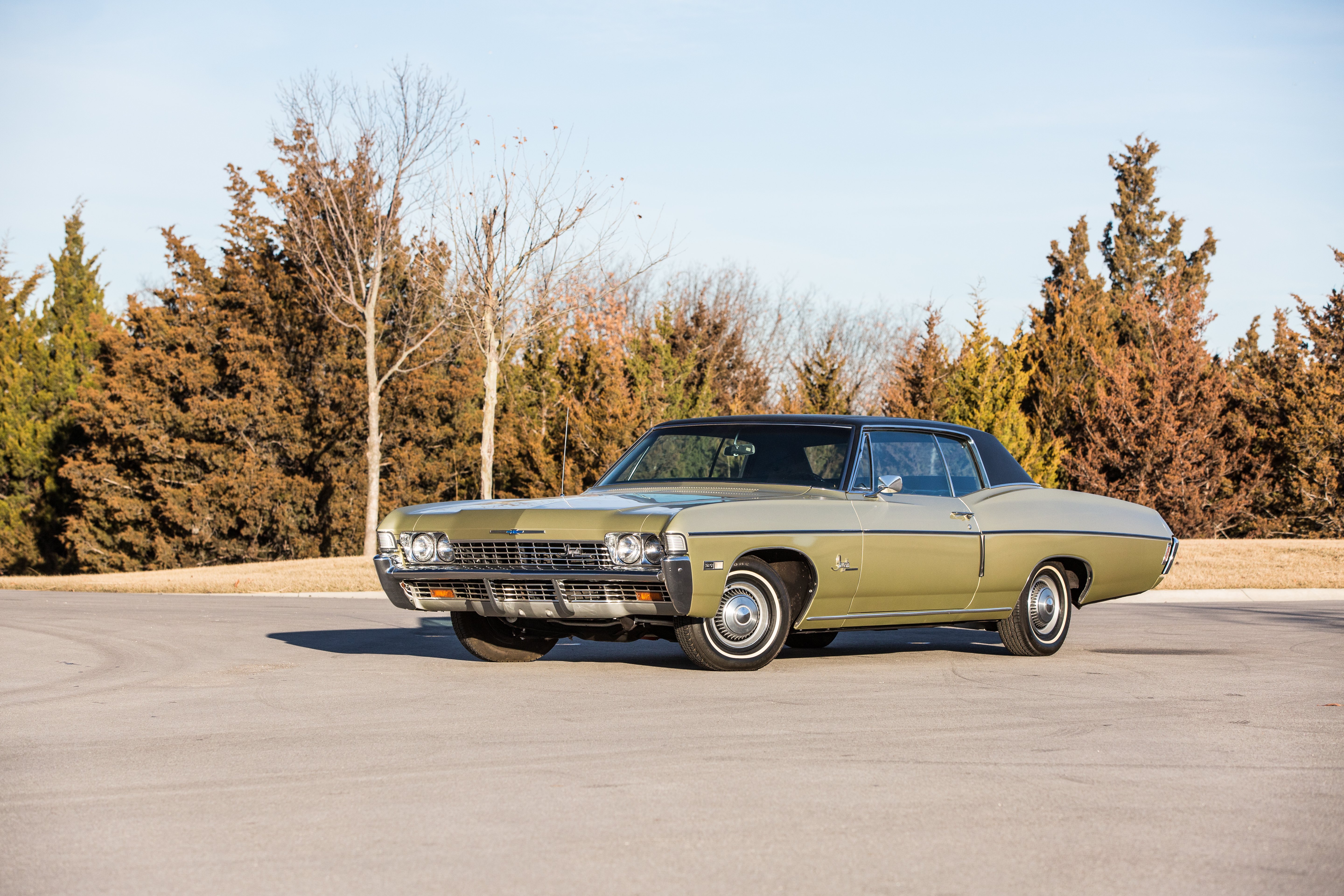 1968, Chevrolet, Impala, Ss, 327, Sedan, Two, Door, Classic, Old, Original, Usa, 5760x3840 01 Wallpaper