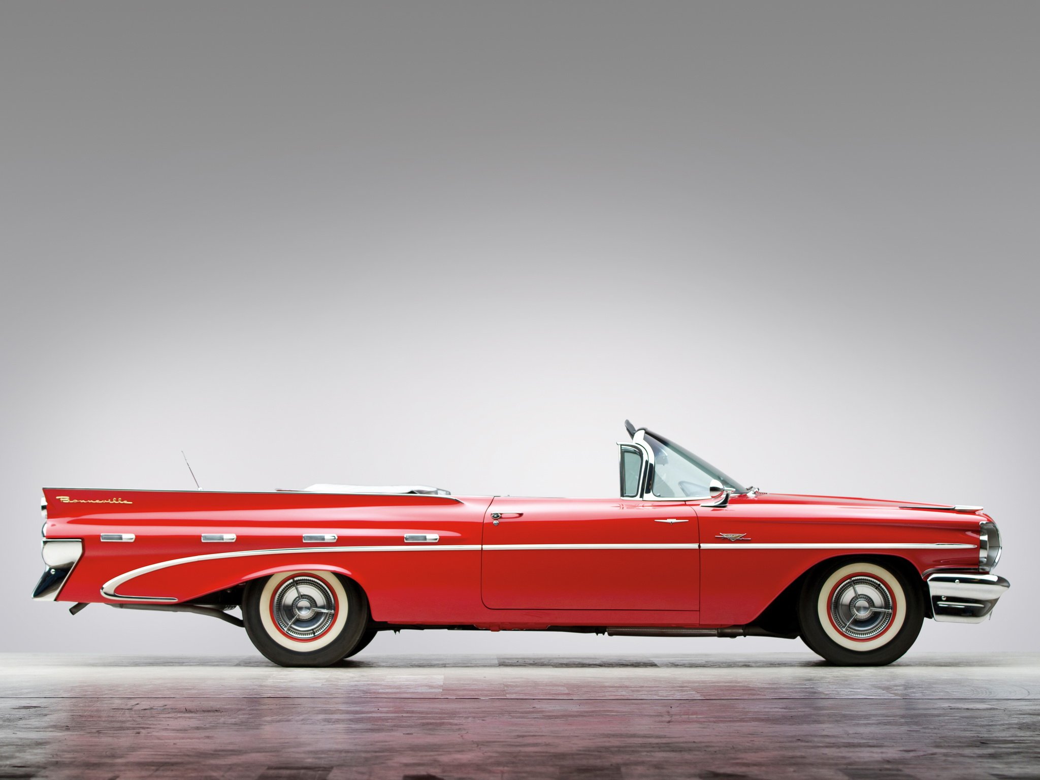 pontiac, Bonneville, Custom, Convertible, Cars, Classic, 1959 Wallpaper