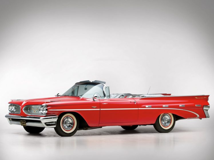 pontiac, Bonneville, Custom, Convertible, Cars, Classic, 1959 HD Wallpaper Desktop Background