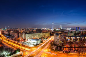 berlin, The, Capital, Deutschland, Germany, Germany, A, City, Panorama, Night, Home, Building, Tower, Road, Exposure, Lights, Cars