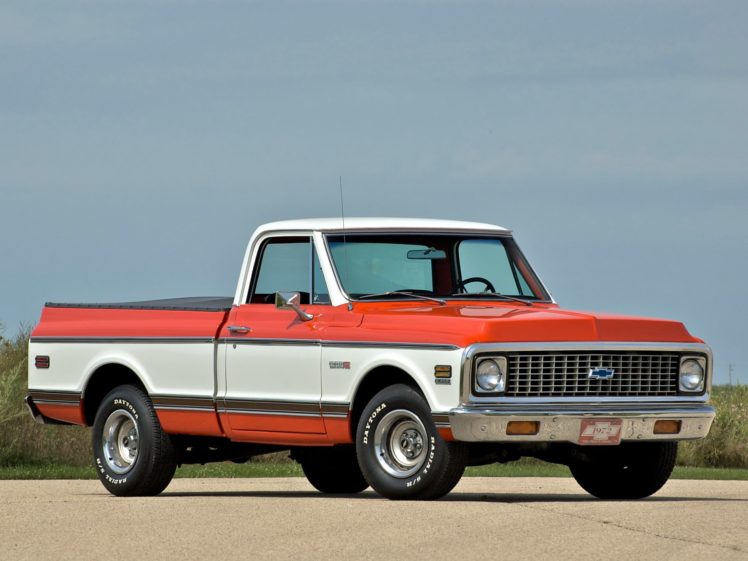 1971, Chevrolet, C10, Stepside, Pickup, Cars, Classic HD Wallpaper Desktop Background