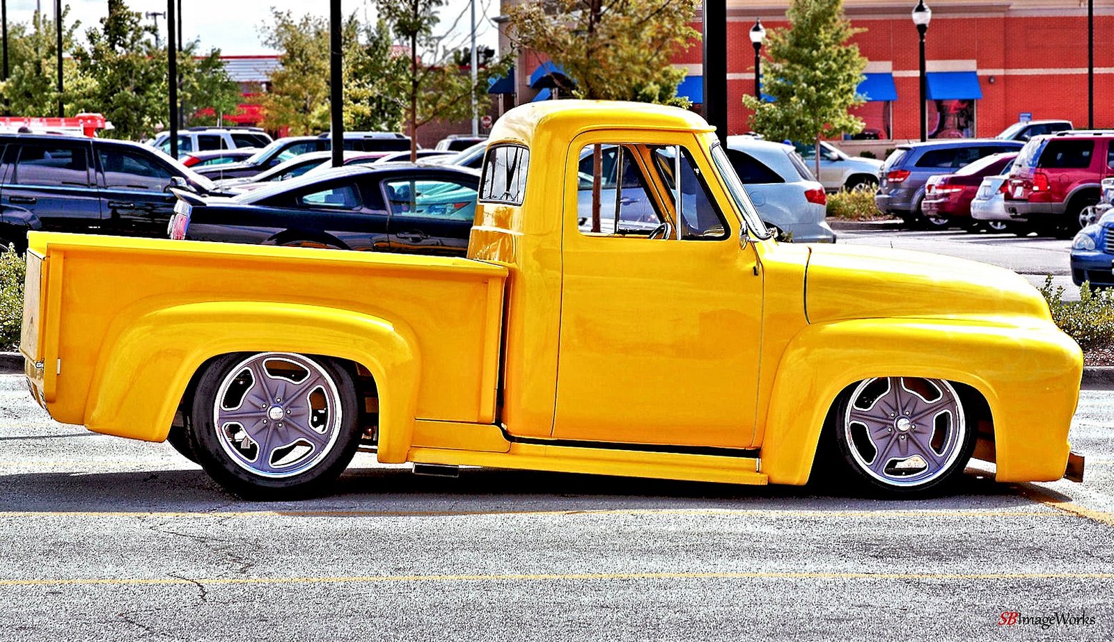 ford, F100, Pickup, Custom, Classic, Cars Wallpaper