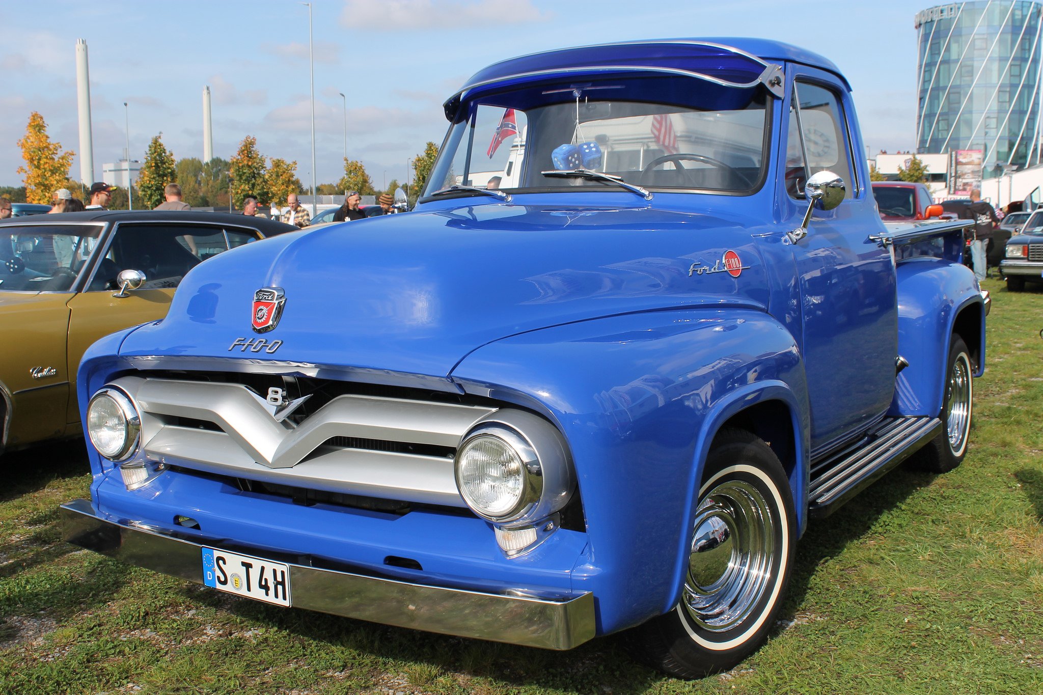 ford, F100, Pickup, Custom, Classic, Cars Wallpaper