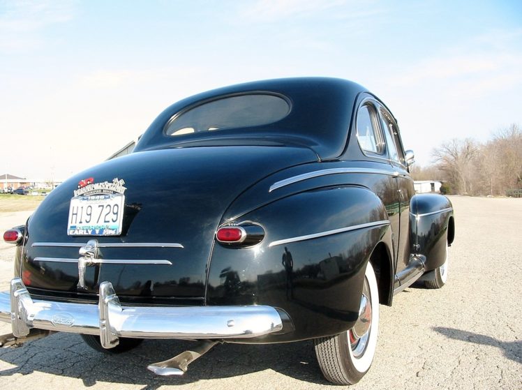 1946, Ford, Deluxe, Coupe, Black, Classic, Old, Vintage, Retro, Original, Usa, 1600×1196 04 HD Wallpaper Desktop Background