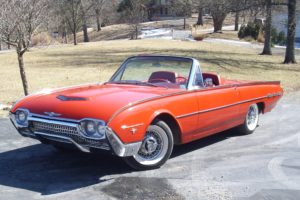 1962, Ford, Thunderbird, Convertible, Classic, Old, Vintage, Original, Usa, 3072×1728 01