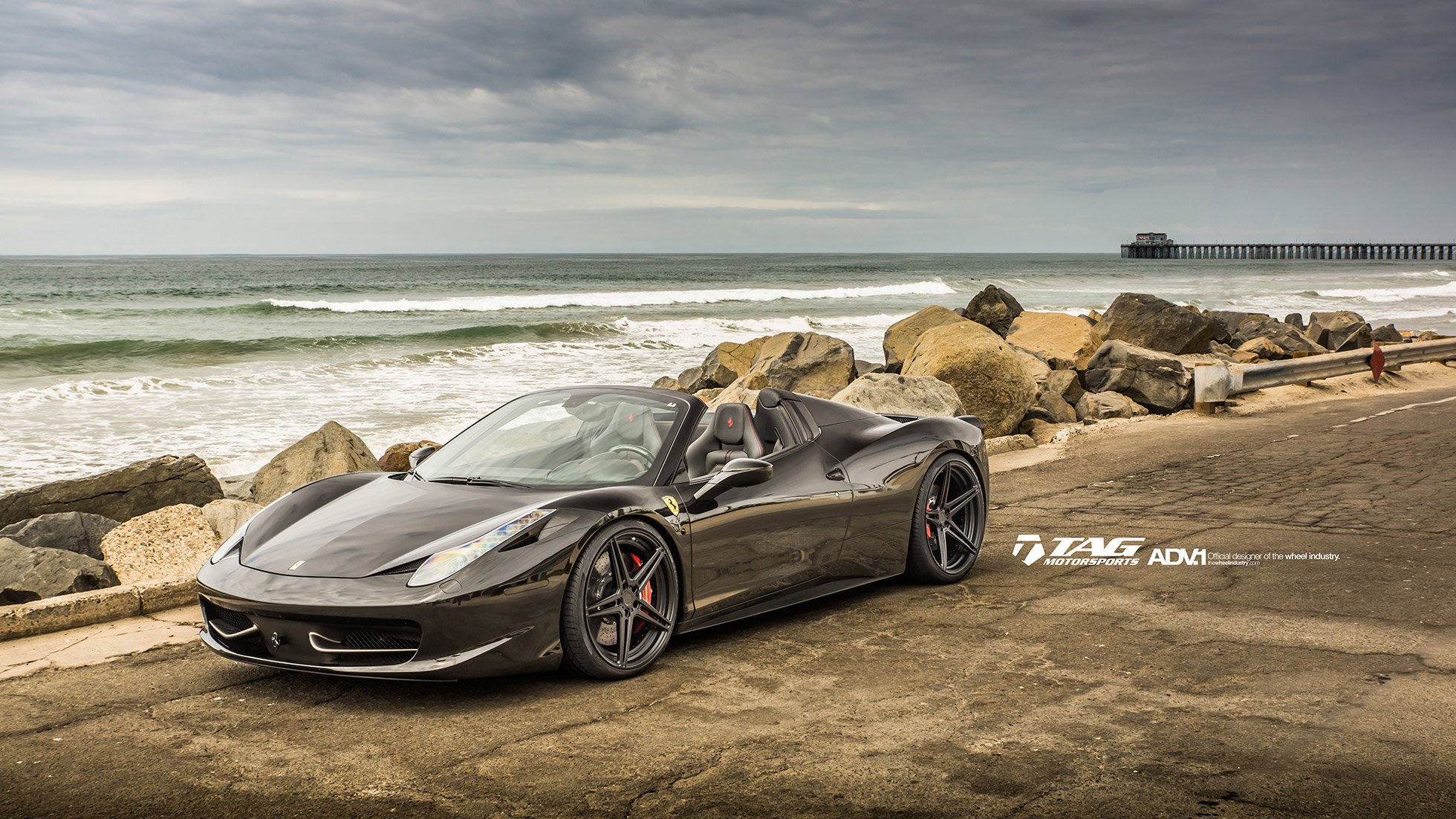 adv1, Wheels, Cars, Tuning, 458, Italia, Spider, Ferrari Wallpaper