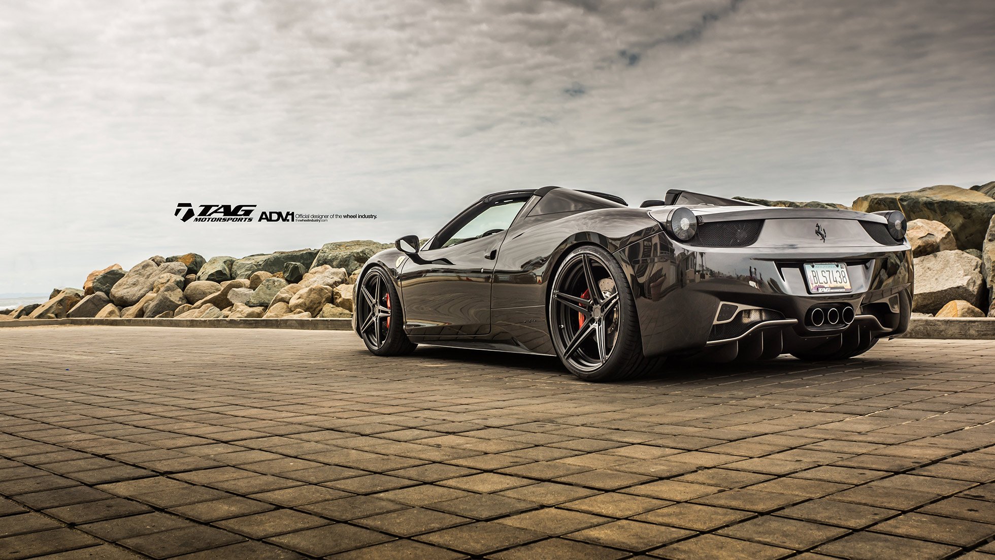 adv1, Wheels, Cars, Tuning, 458, Italia, Spider, Ferrari Wallpaper