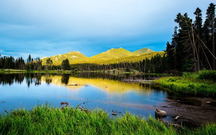 rocky, Mountain, National, Park, Sprague, Lake, Nenod HD Wallpaper Desktop Background