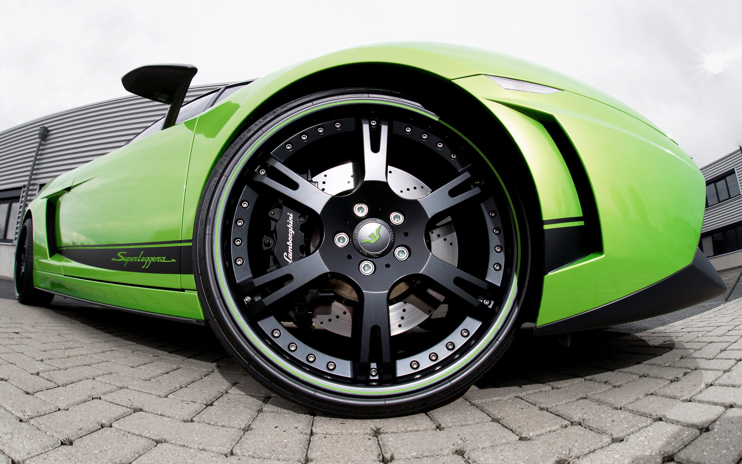 lamborghini, Gallardo, Superleggera, Wheel, Fisheye, Supercars Wallpaper