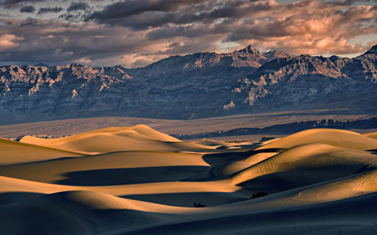 landscape, Desert, Mountains, Clouds HD Wallpaper Desktop Background